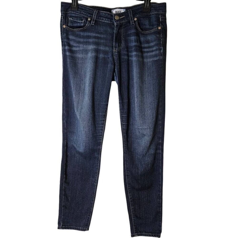 PAIGE  Verdugo ankle dark washjeans. 29. #925